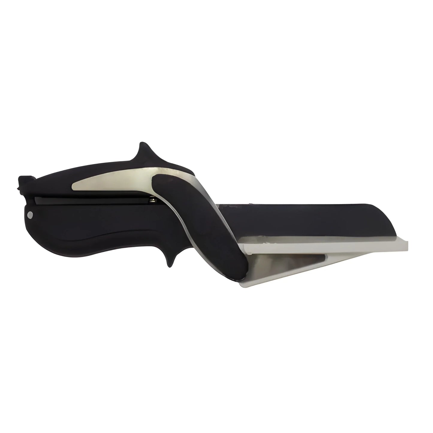 2-in-1 food chopper, black handheld tool with blade housing