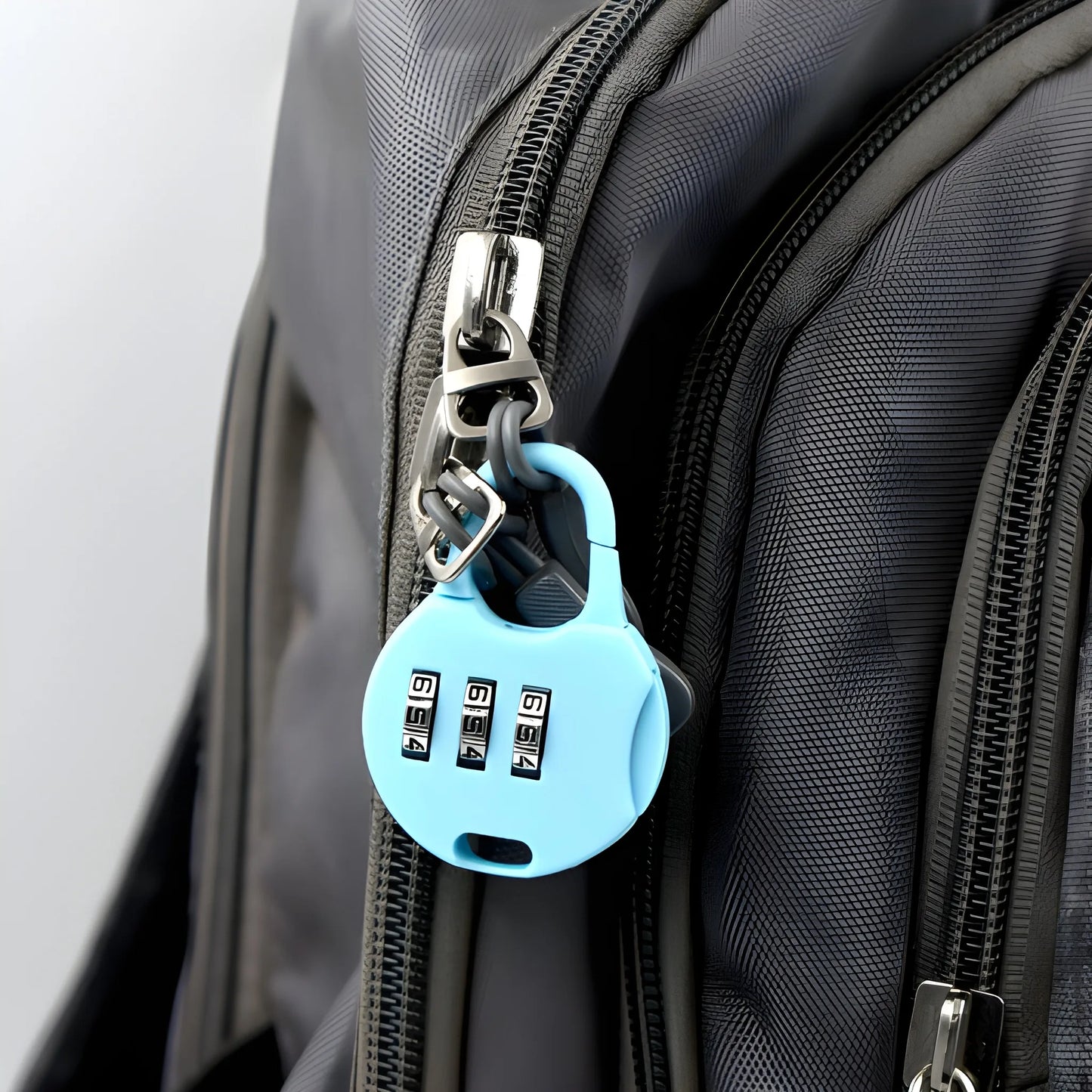 3-Digit Zipper Security Lock - Home Improvement