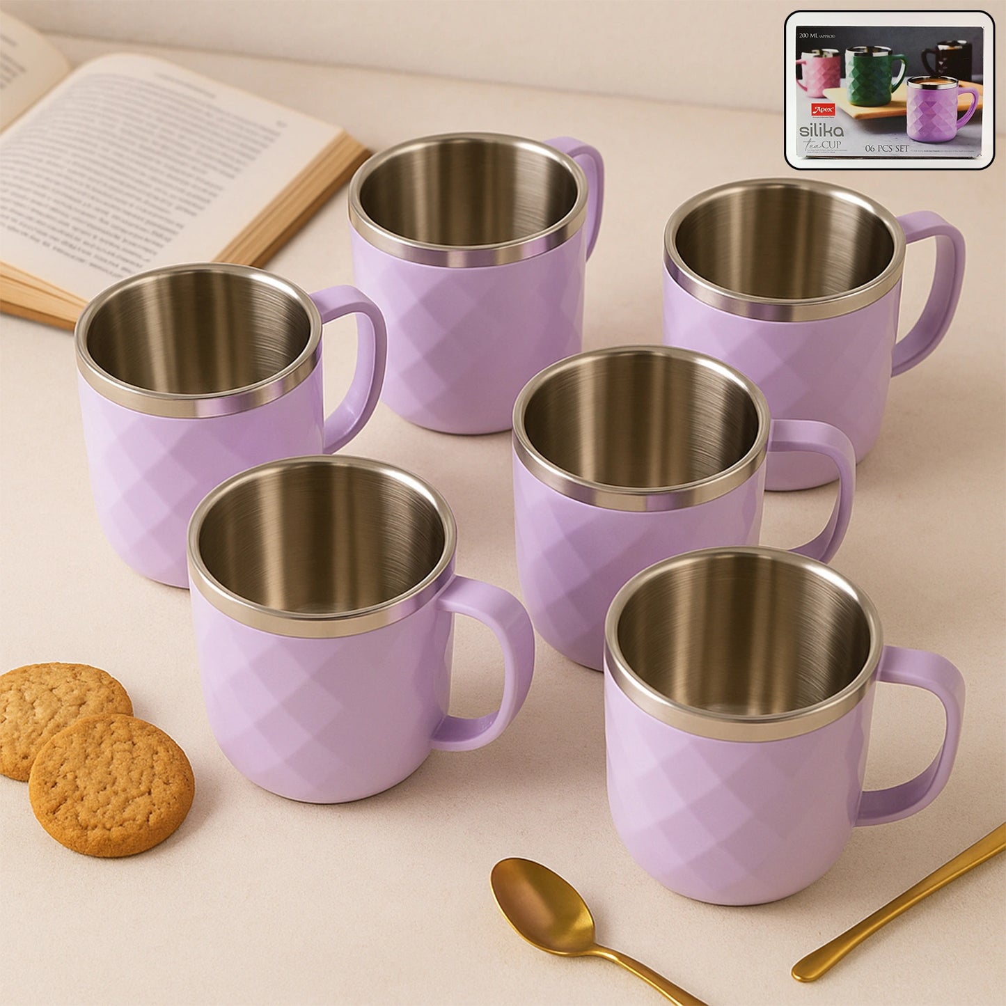 Best apex silika 6-pc tea cup set - coffee & cups | 2025 | fast shipping