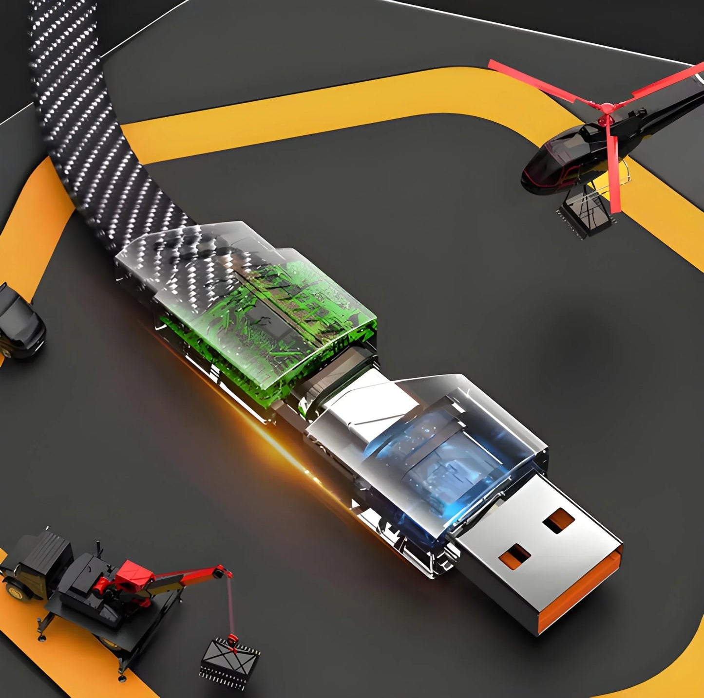 Best 4 in 1 fast charging cable with multiport - electronics | 2025 | shipping