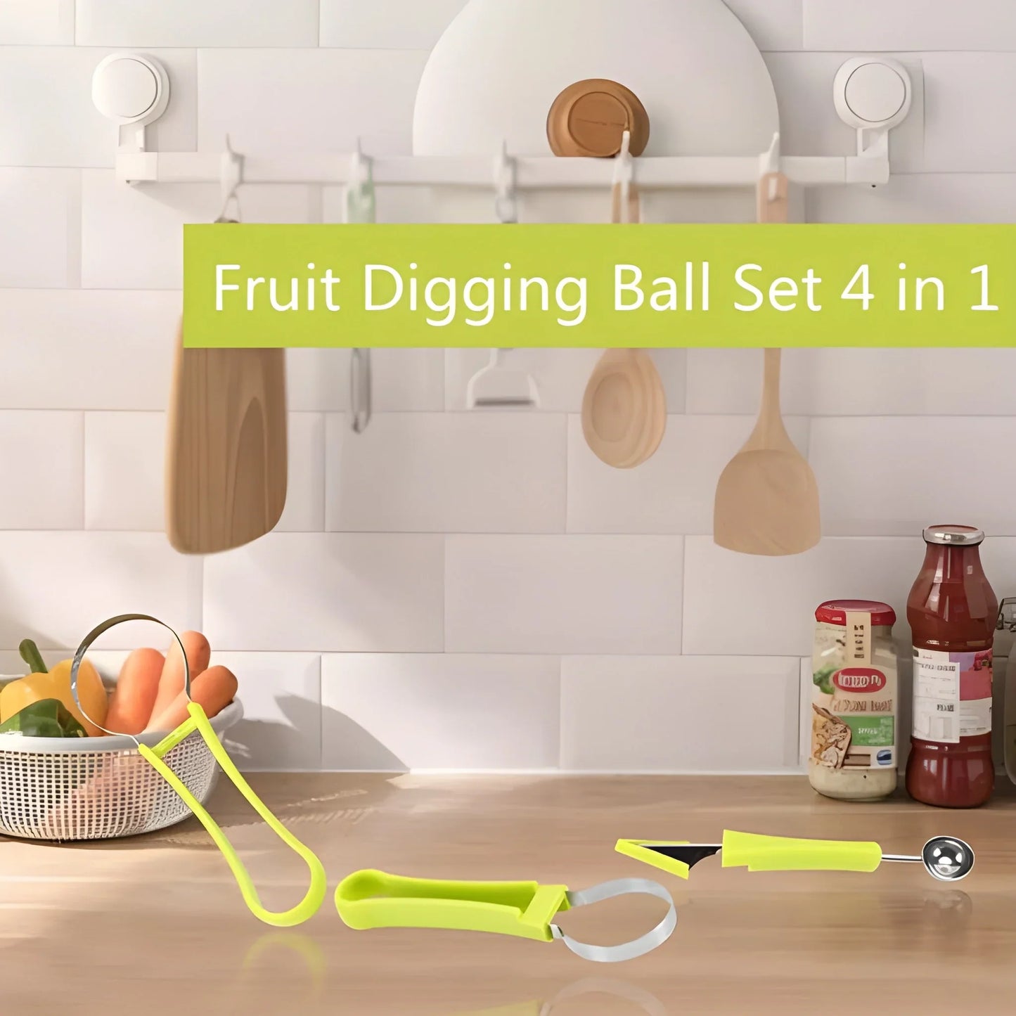 Best 4 in 1 stainless steel melon baller seed remover - home & garden | 2025 | fast shipping