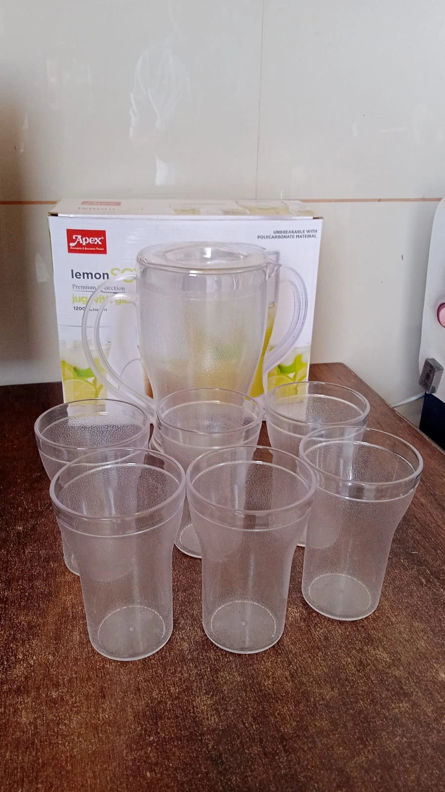 Best unbreakable lemon jug & glass set – 7 pcs - drinkware sets | 2025 | fast shipping