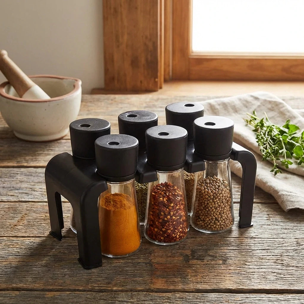 Best 6-piece spice jar set - food storage containers | 2026 | fast shipping