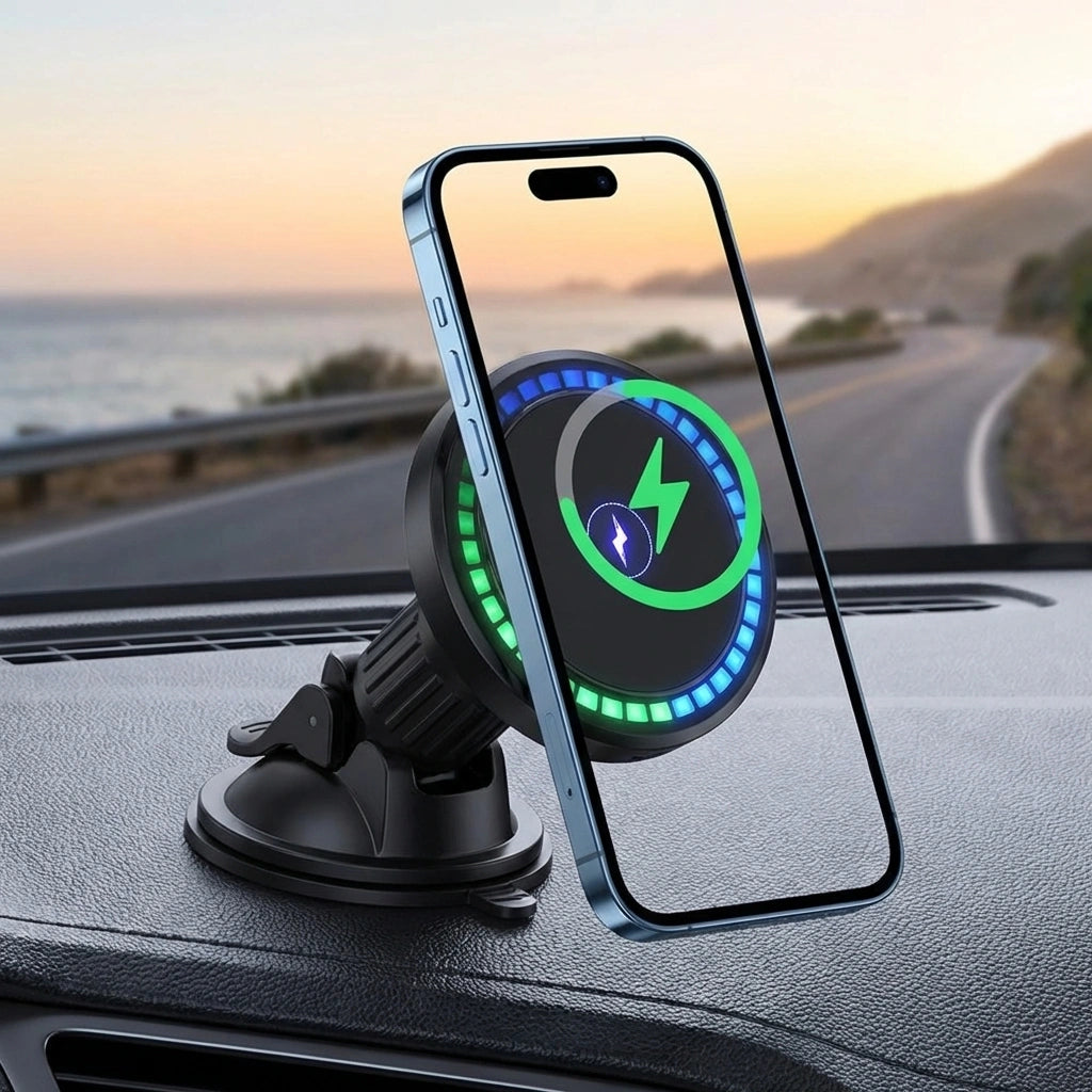 Music-Reactive Wireless Car Charger