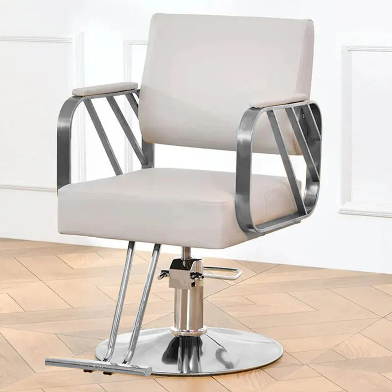 Best salon hydraulic barber chair – silver - styling chairs | 2025 | fast shipping