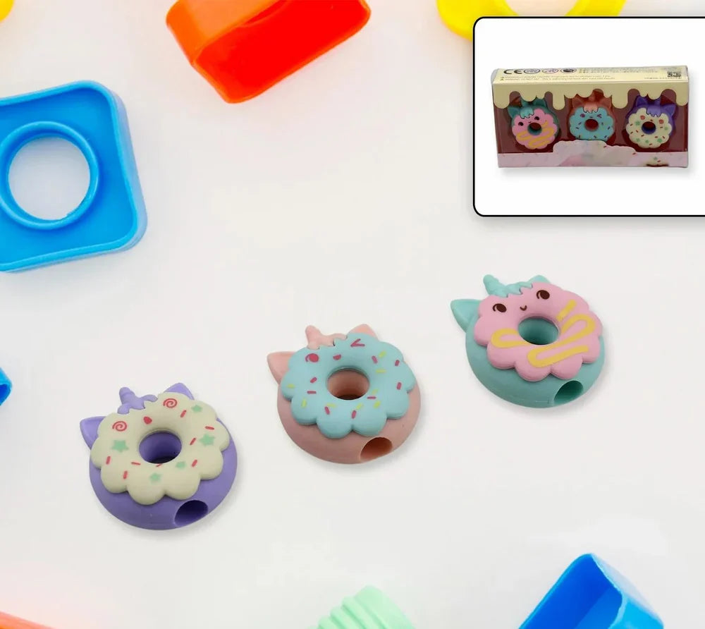 Best cartoon donut eraser set - standard erasers | 2025 | fast shipping