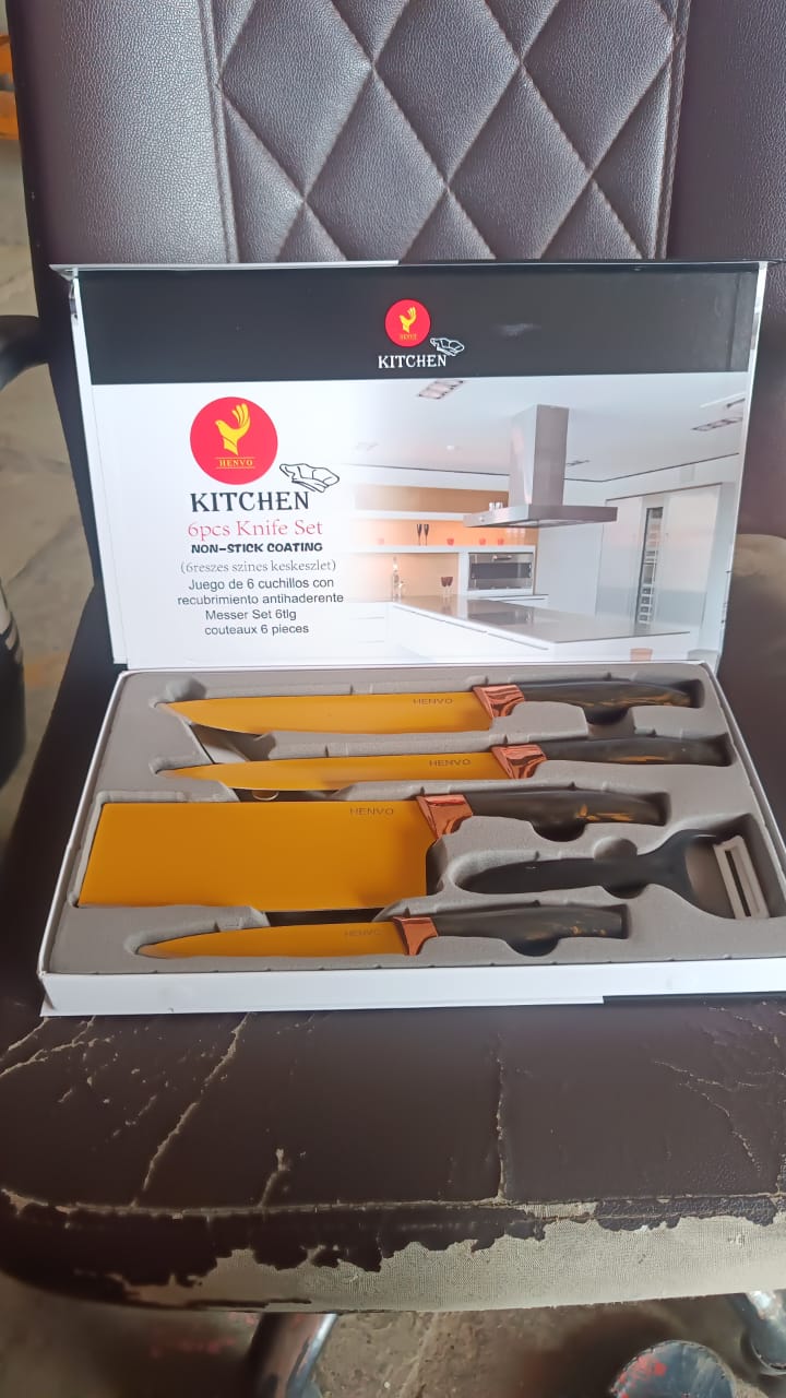 6 Pcs Kitchen Knife Set