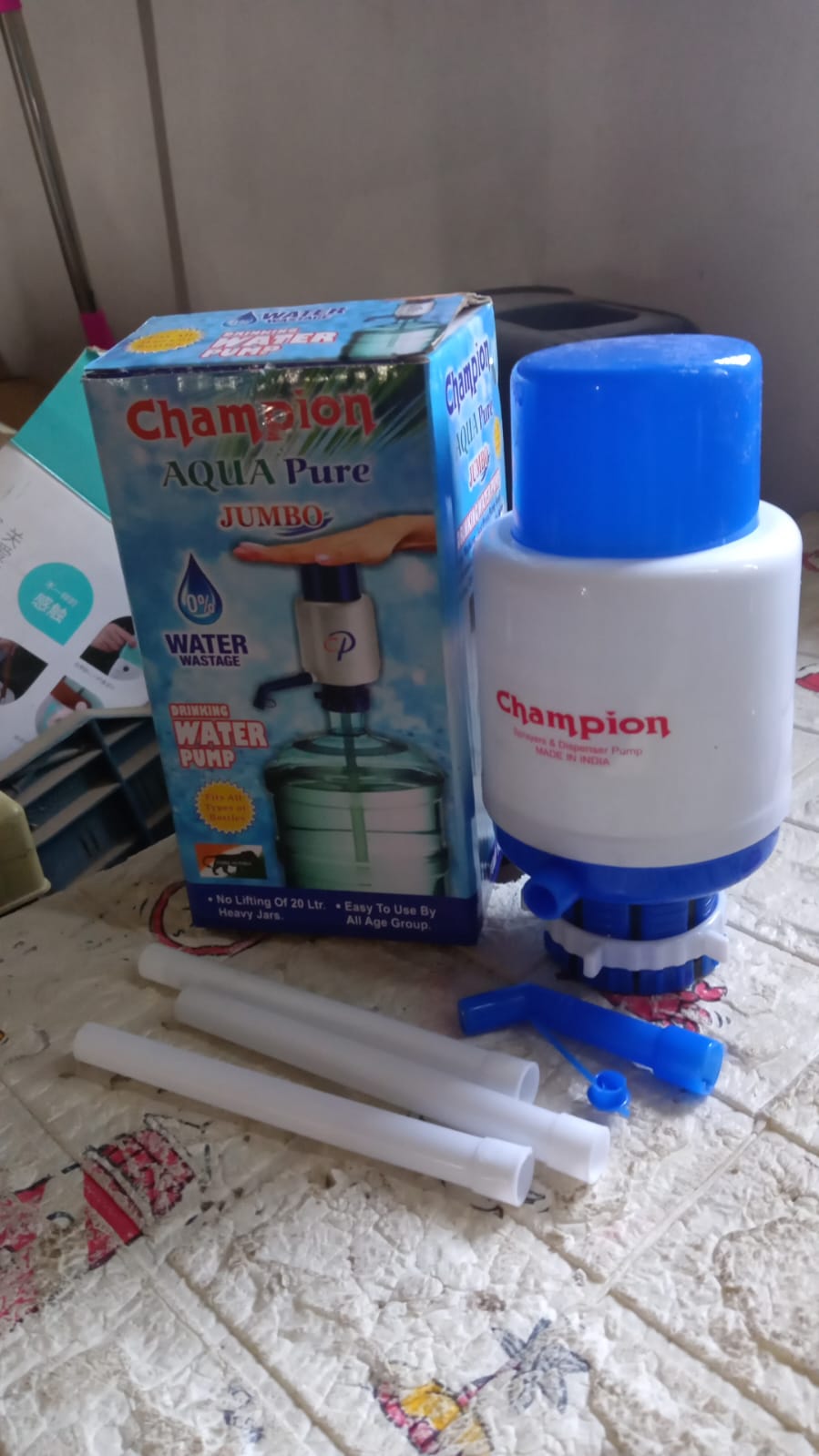 No-Lift Water Bottle Pump