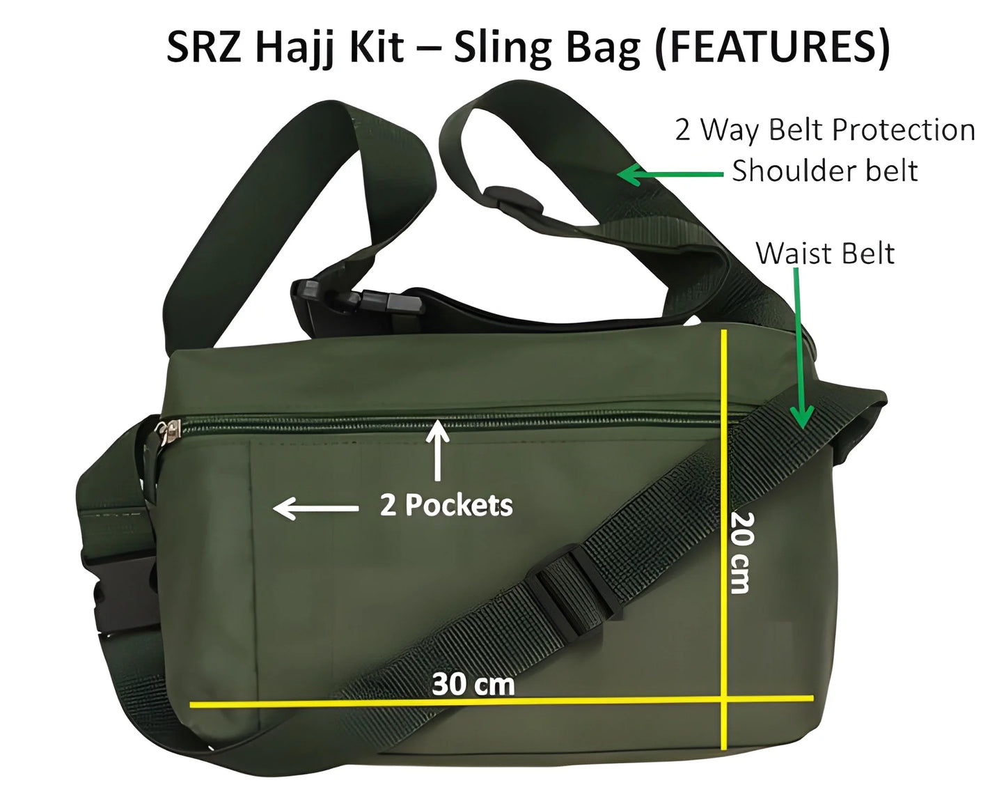 Best 4 in 1 shoulder hajj kit - religious & ceremonial | 2025 | fast shipping