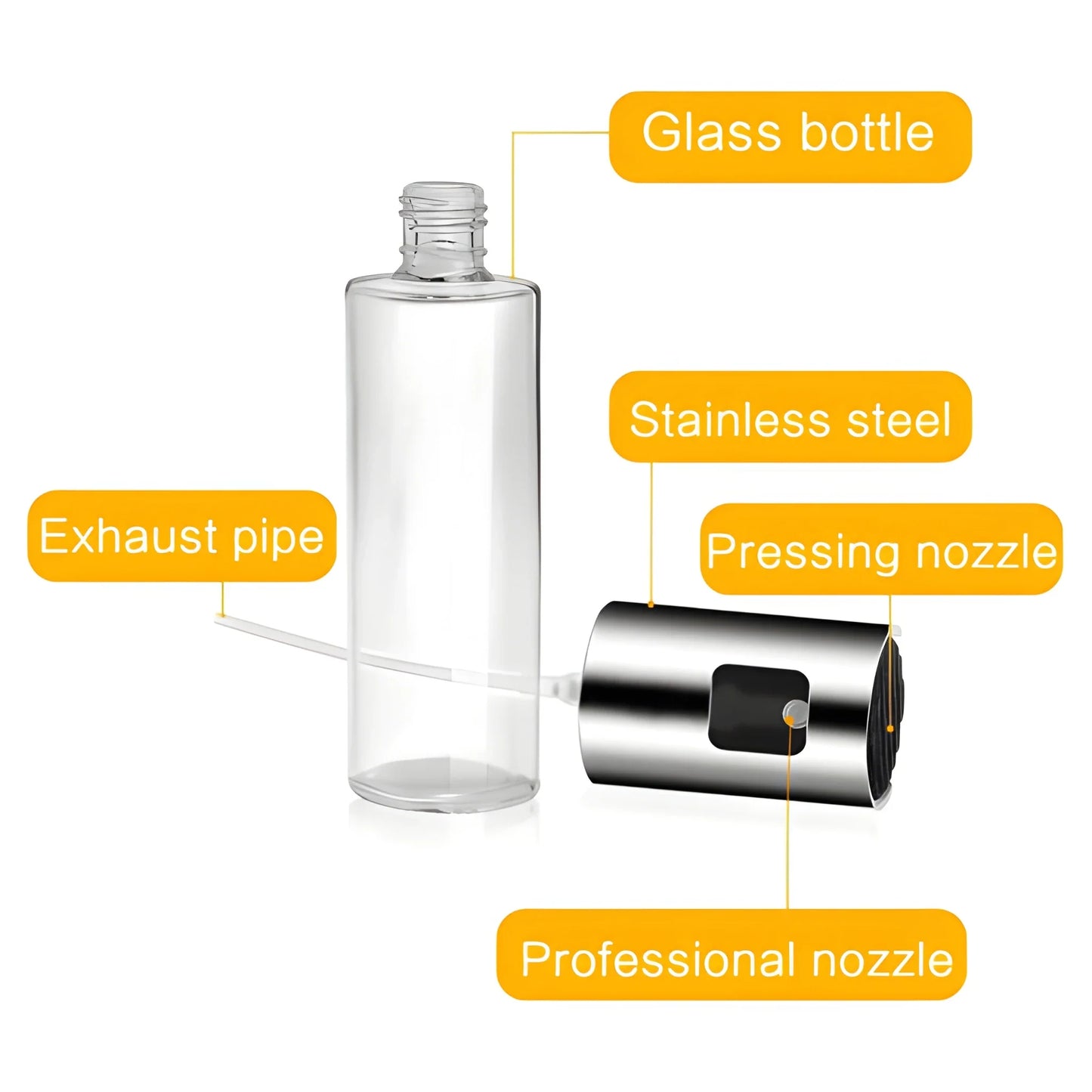 Glass Oil Mister - Home & Kitchen