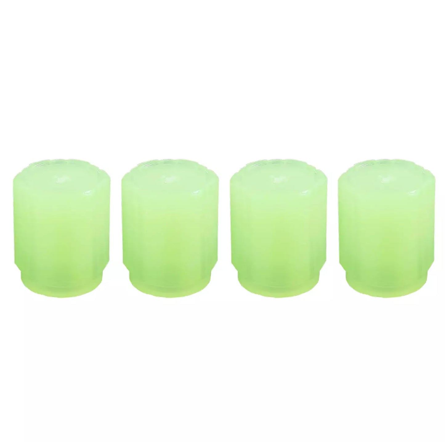 Glow-in-the-Dark Tire Valve Caps - Car & Motorbike