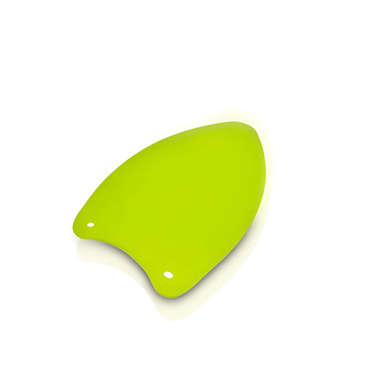 Heatproof iron rest mat, lime green curved silicone pad