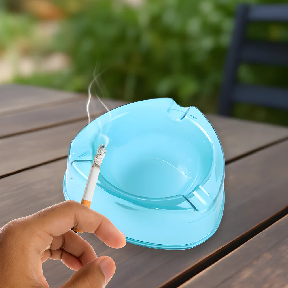Heavy-Duty Plastic Ashtray - Home Improvement