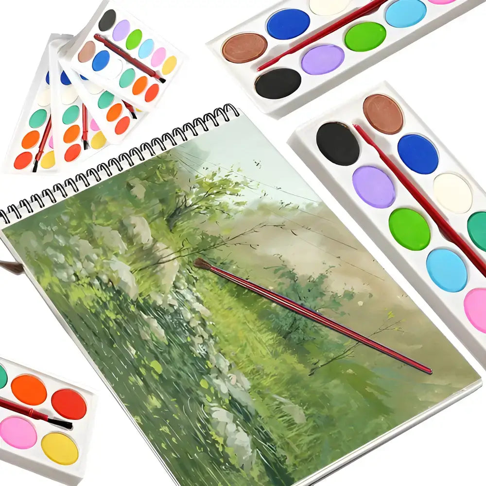 Kids’ Watercolor Painting Kit - Toys & Games