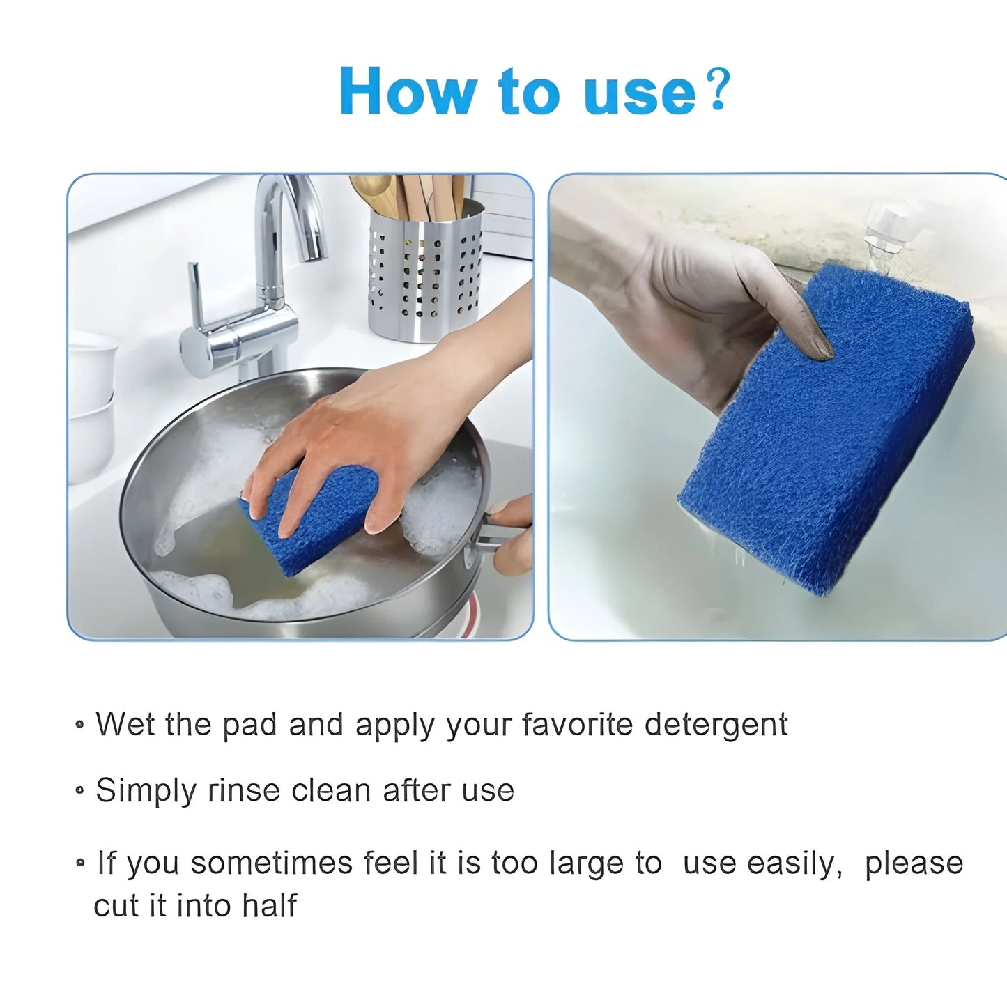Best kitchen scrubber pads for utensilstiles cleaning - 2025 | fast shipping
