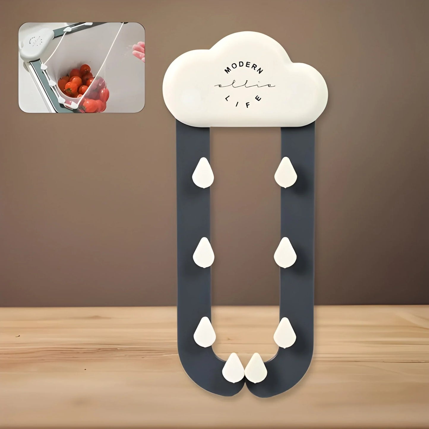 Kitchen Sink Strainer Triangle Filter Rack - Home &