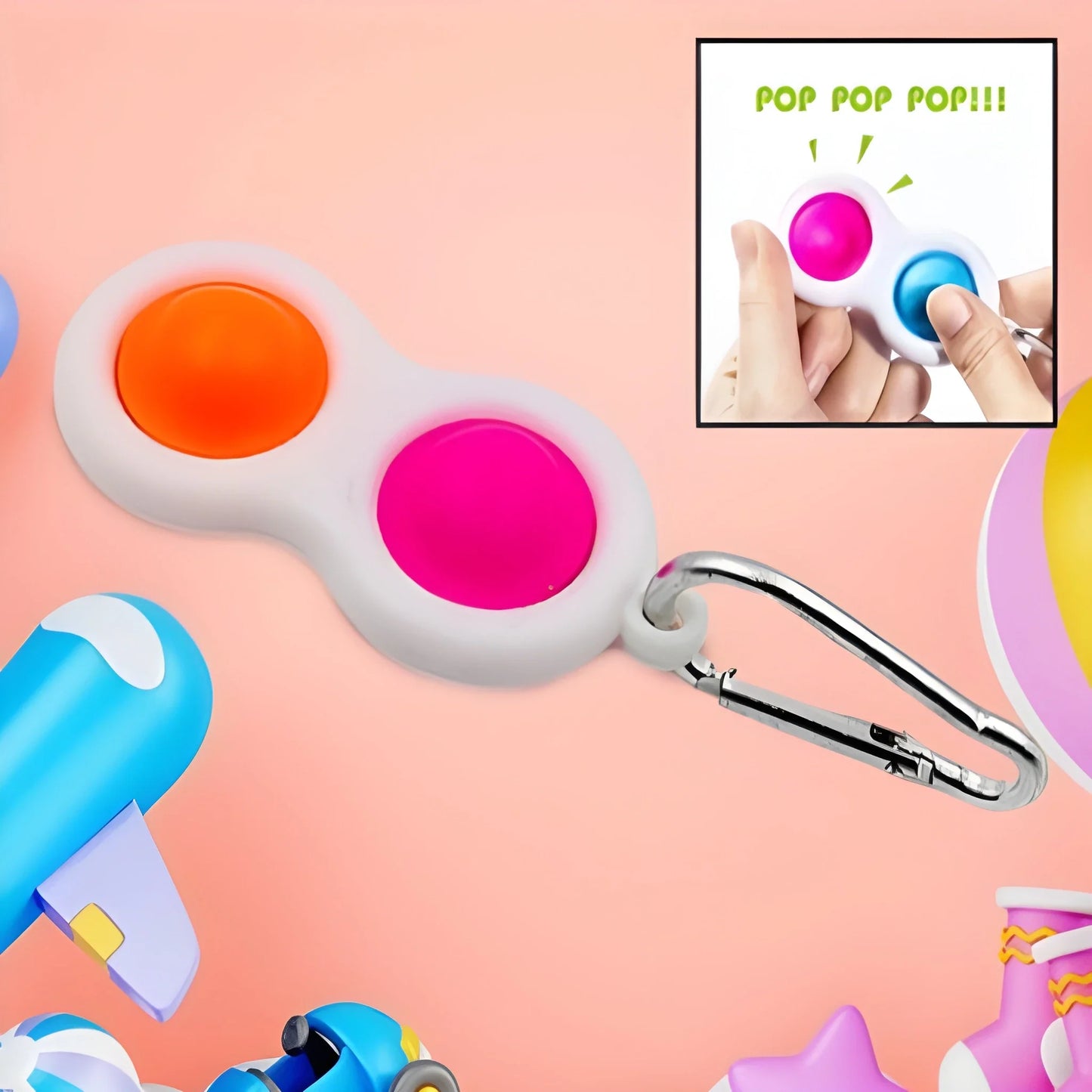 Mini Stress Relief Keychain - Automotive