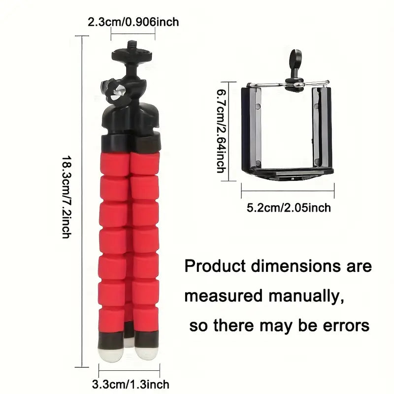 Mini Tripod Flexible Stand (1 Pc) - Mobile Accessories