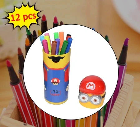 Best minions sketch pen set – 12 colors - markers | 2025 | fast shipping