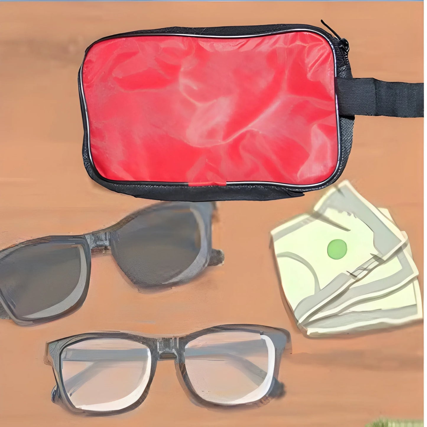 Foldable Travel Organizer Pouch