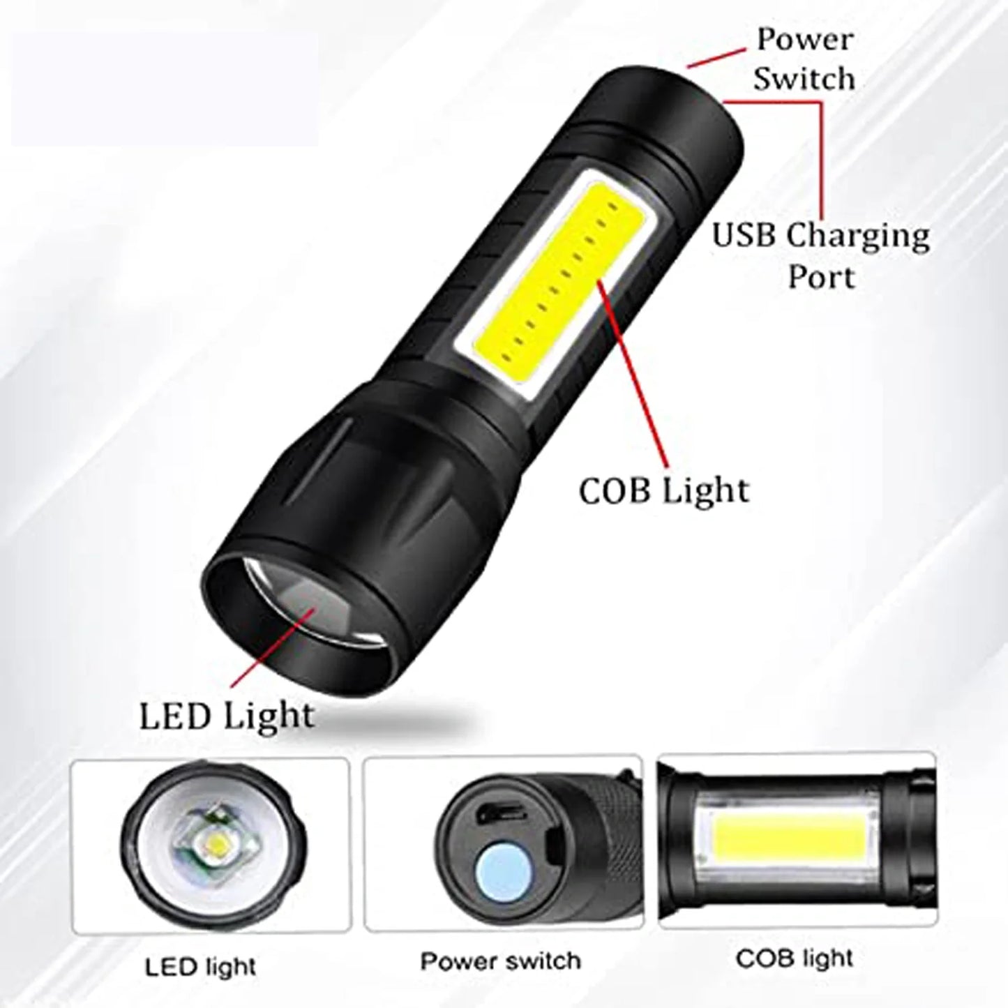 Best rechargeable led flashlight - handheld torches | 2025 | fast shipping