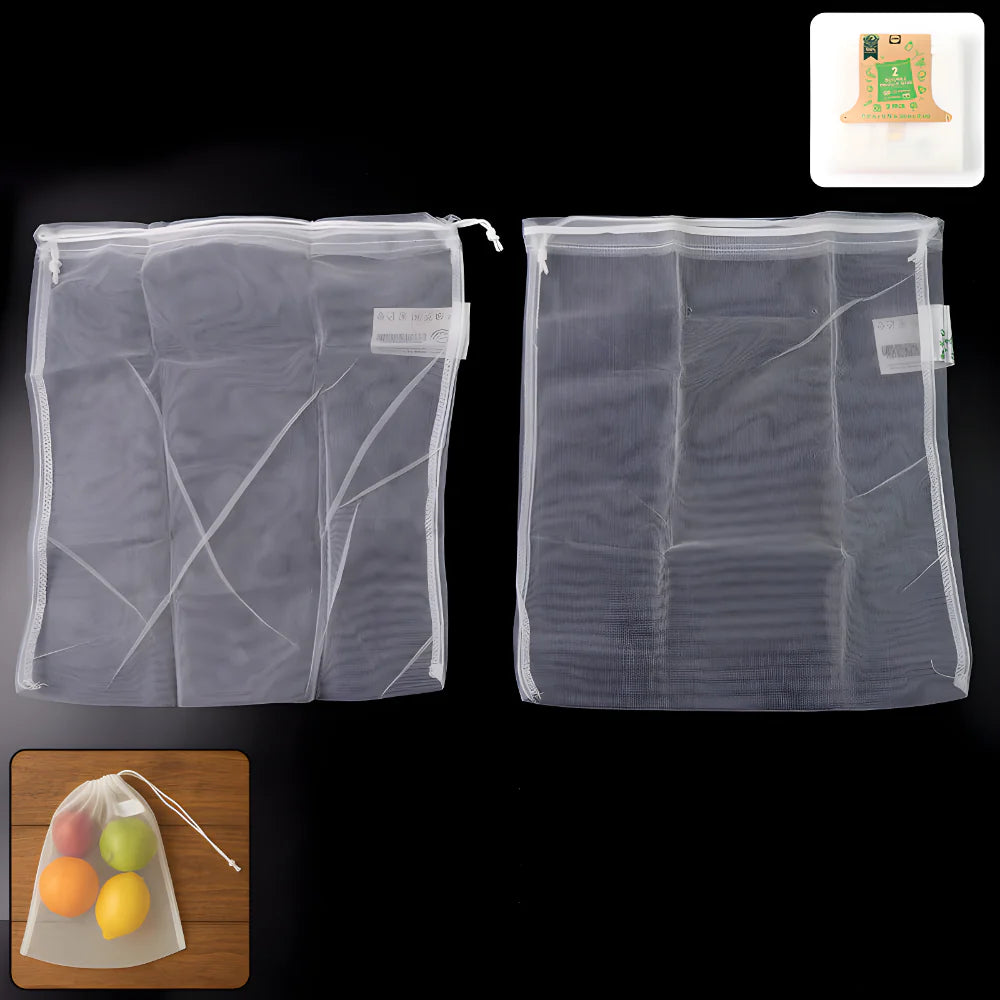 Reusable Produce Mesh Bags - Home & Kitchen