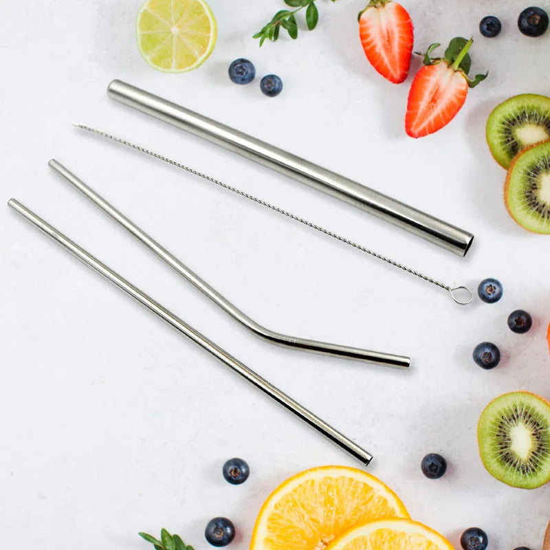 Reusable Steel Straws Set - Health Care