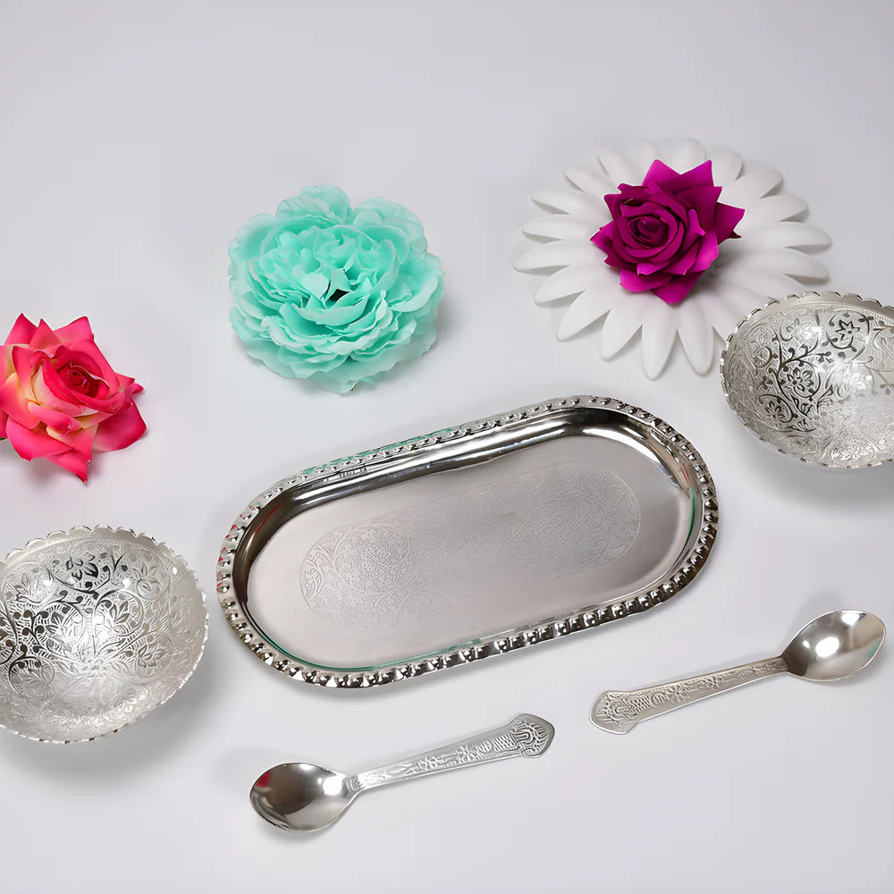 Best silver plated bowl set - flatware sets | 2025 | fast shipping