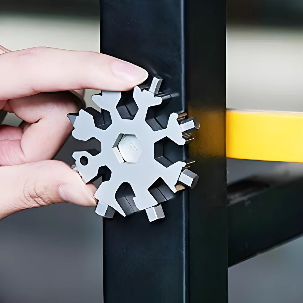 Best snowflake multi-tool keychain - winter sports & activities | 2025 | fast shipping