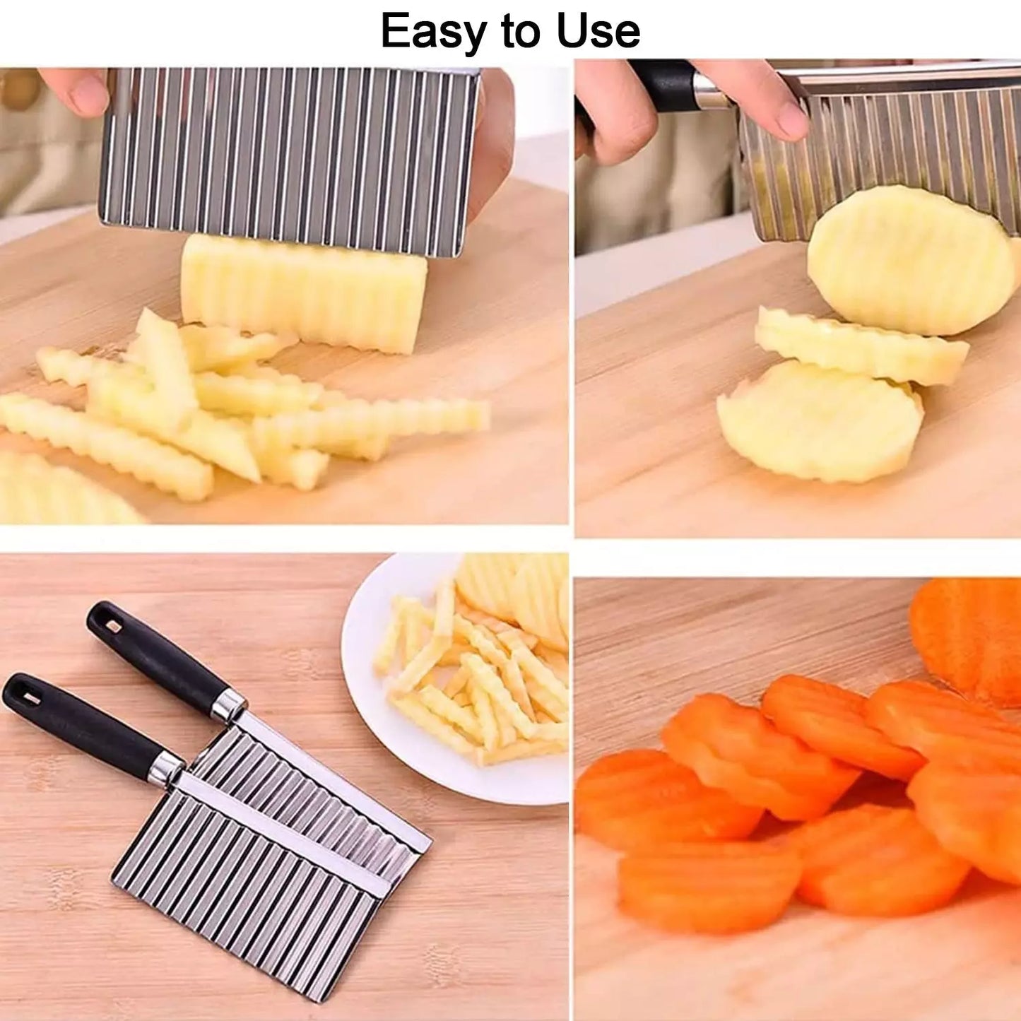 Best stainless steel crinkle cutter - kitchen slicers | 2025 | fast shipping