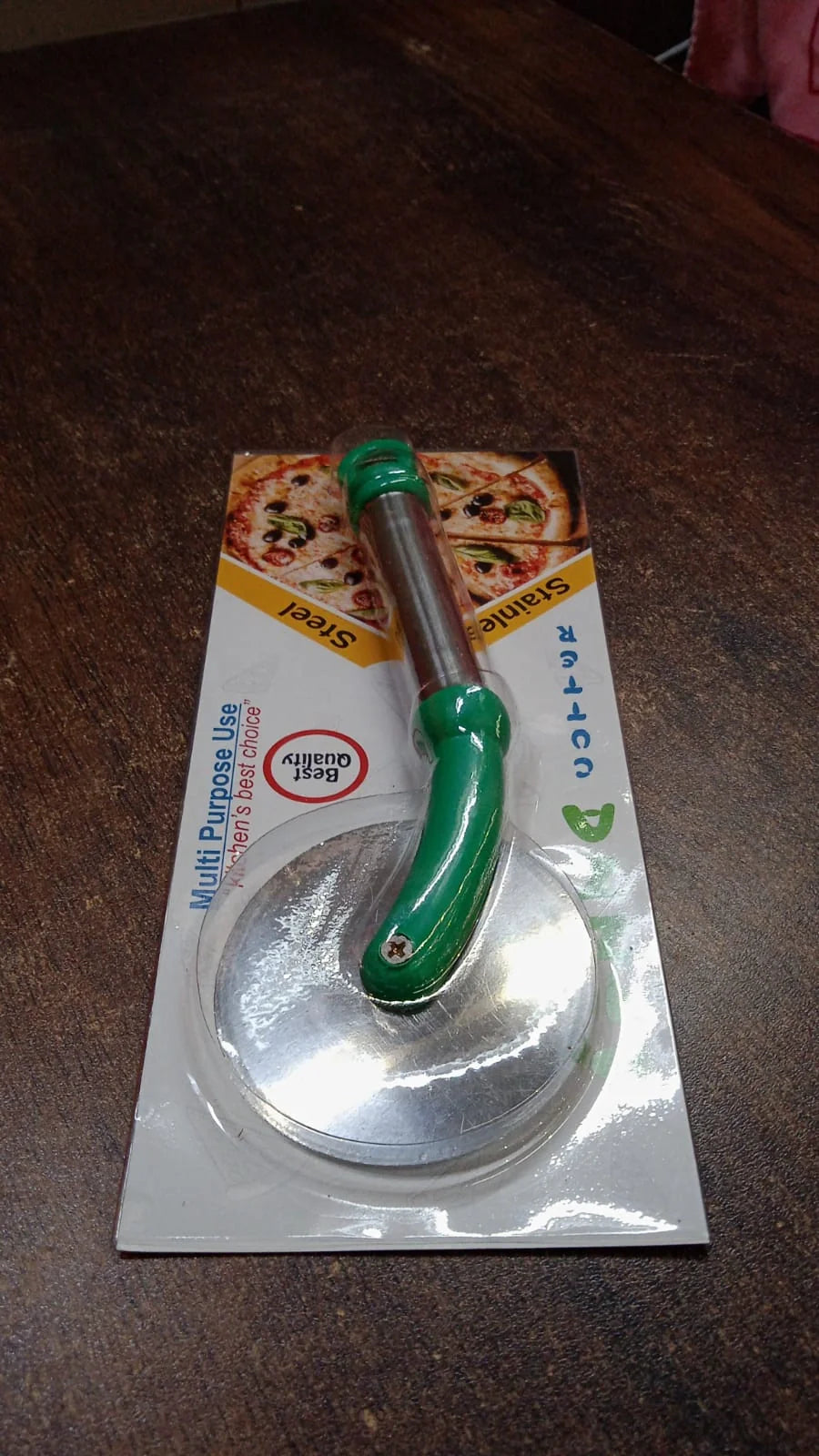 Stainless Steel Pizza Cutter Wheel - Home & Kitchen