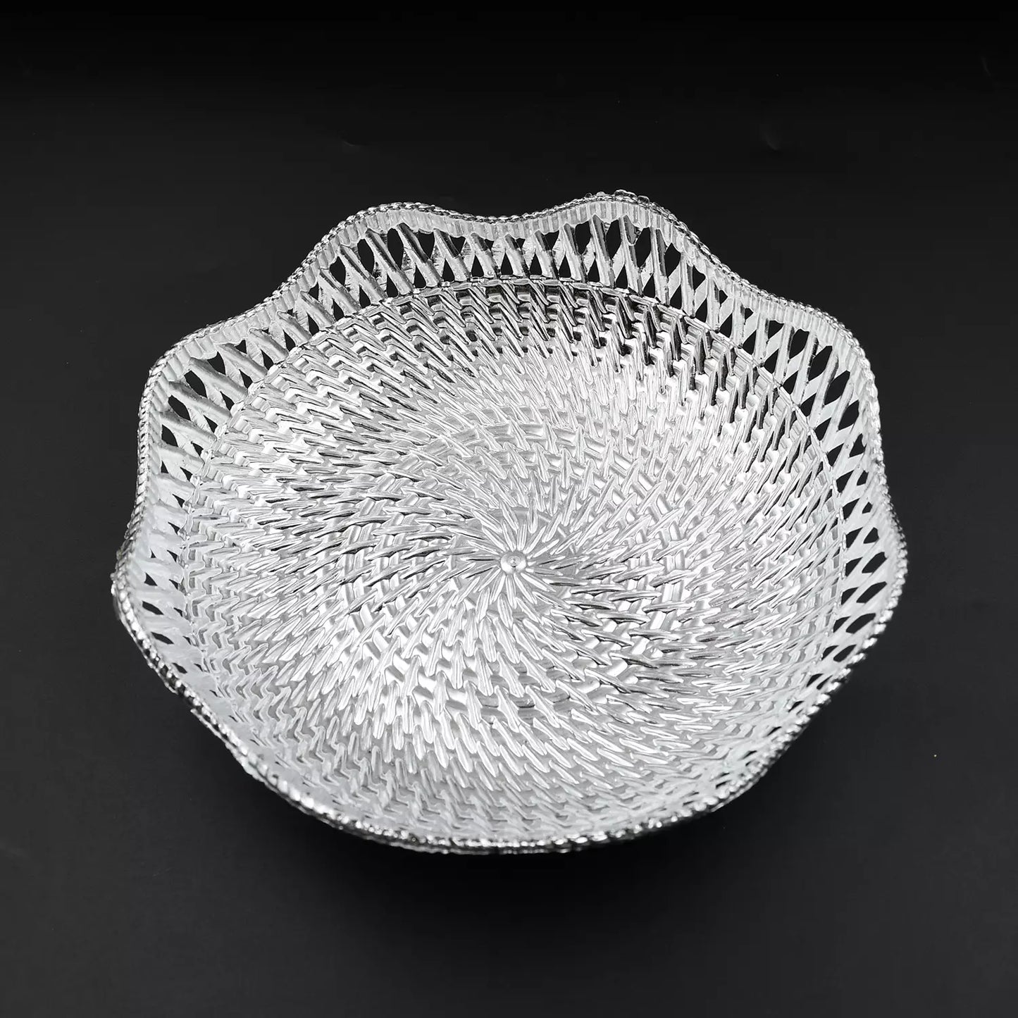 Traditional Round Serving Tray - Home Improvement
