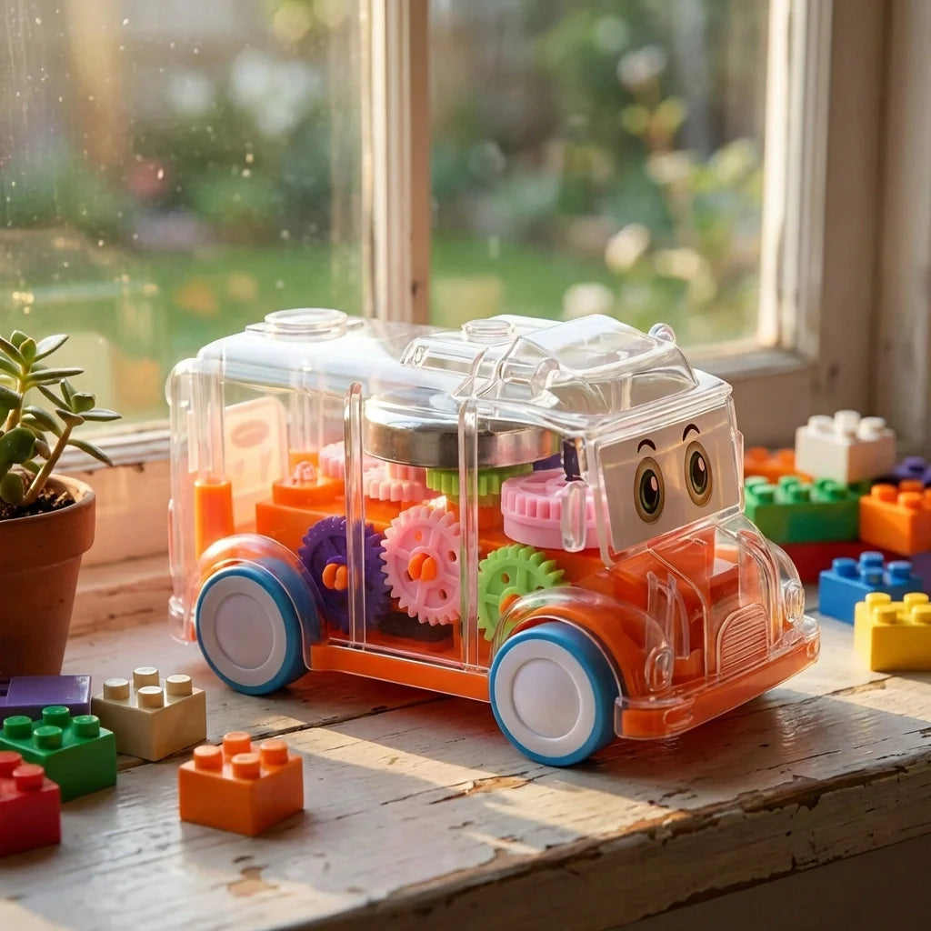 Best transparent musical mini school bus toy for kids - toys & games | 2026 | fast shipping