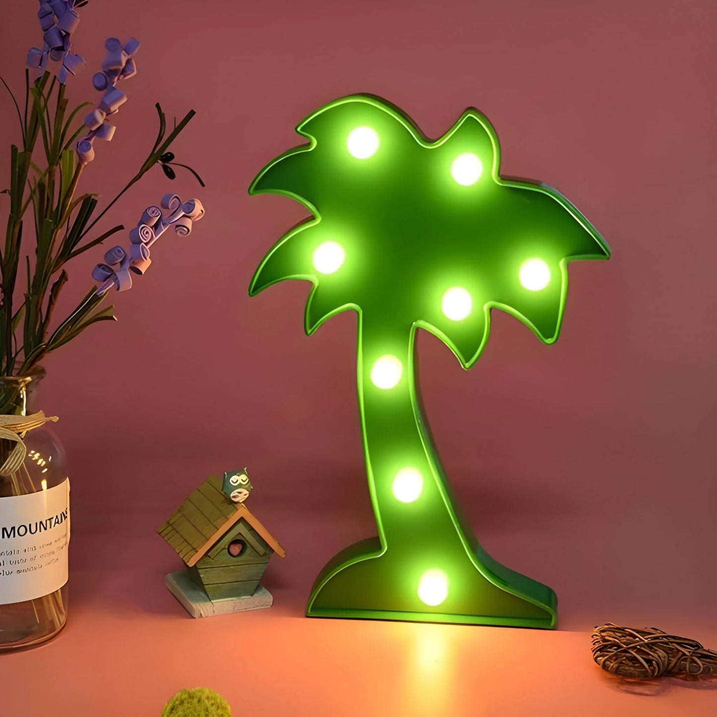 Best coconut tree led night light table lamp - home & garden | 2025 | fast shipping