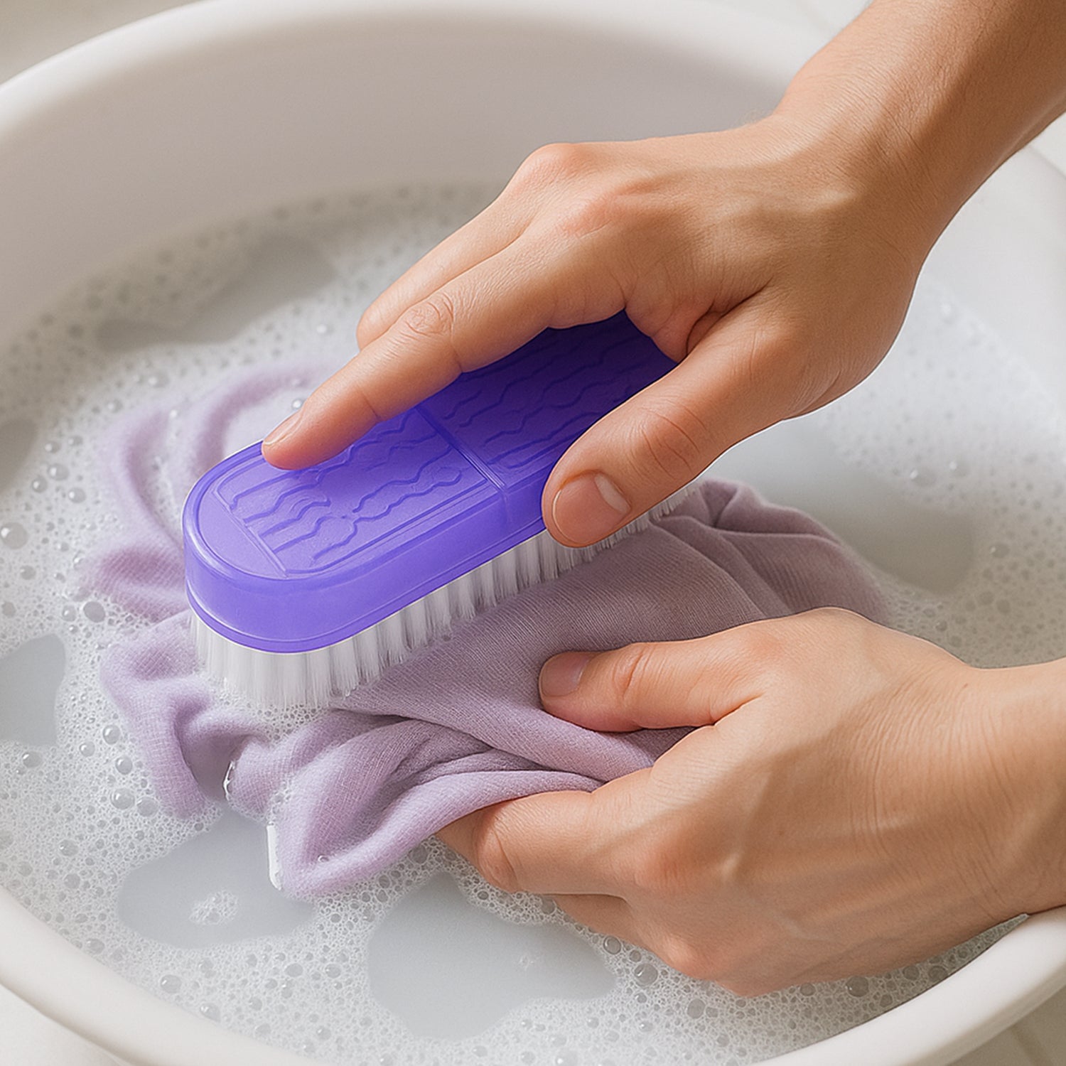 Fabric Scrubbing Laundry Brush