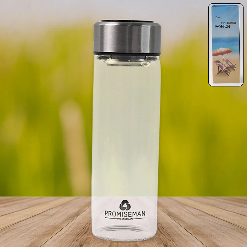Best 500ml glass water bottle with steel lid - bottles | 2025 | fast shipping