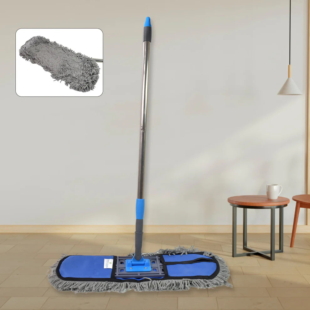 Wet & dry cotton pad mop – large