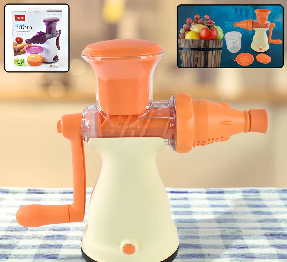 Manual heavy-duty fruit juicer