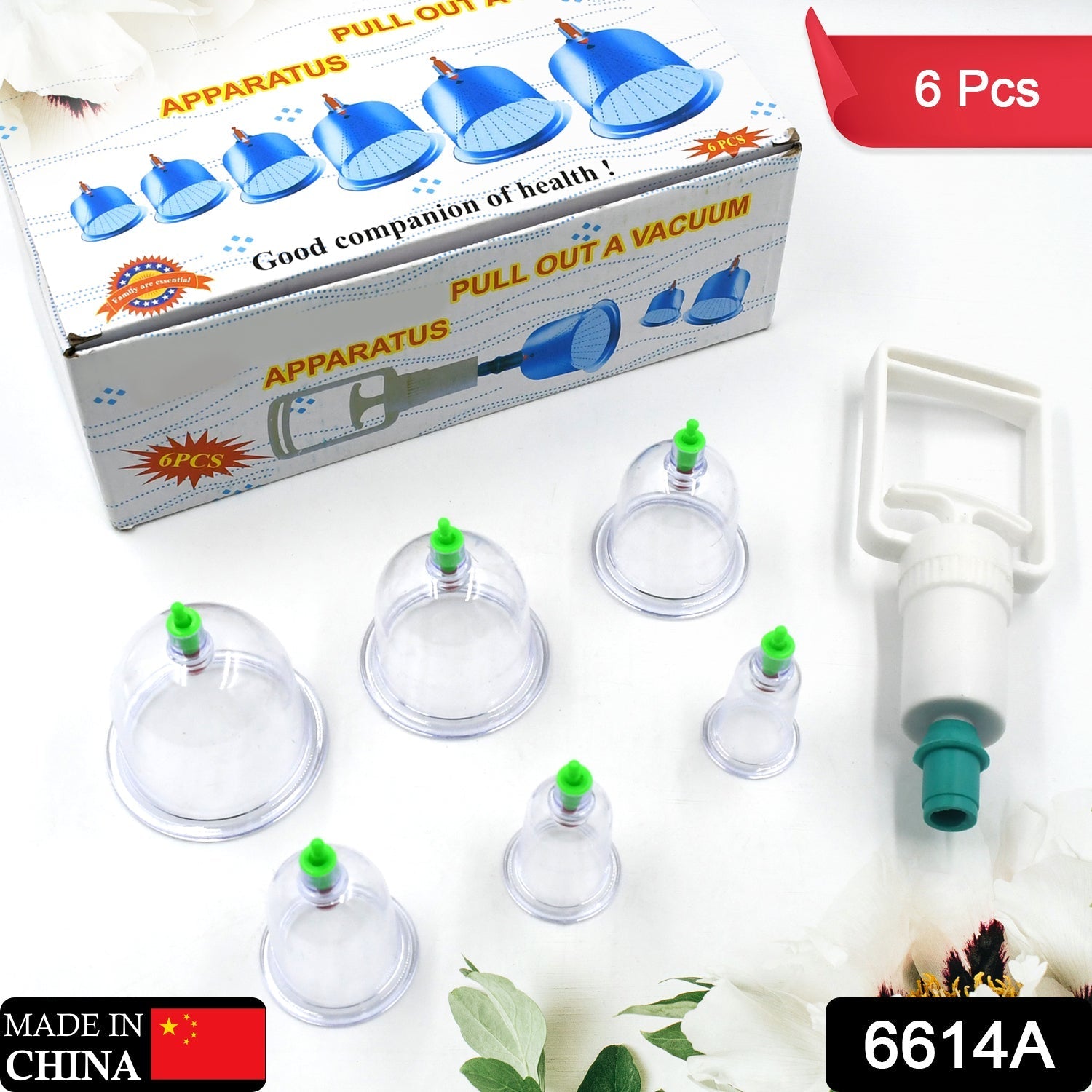Vacuum Cupping Set 6 Pcs Kit