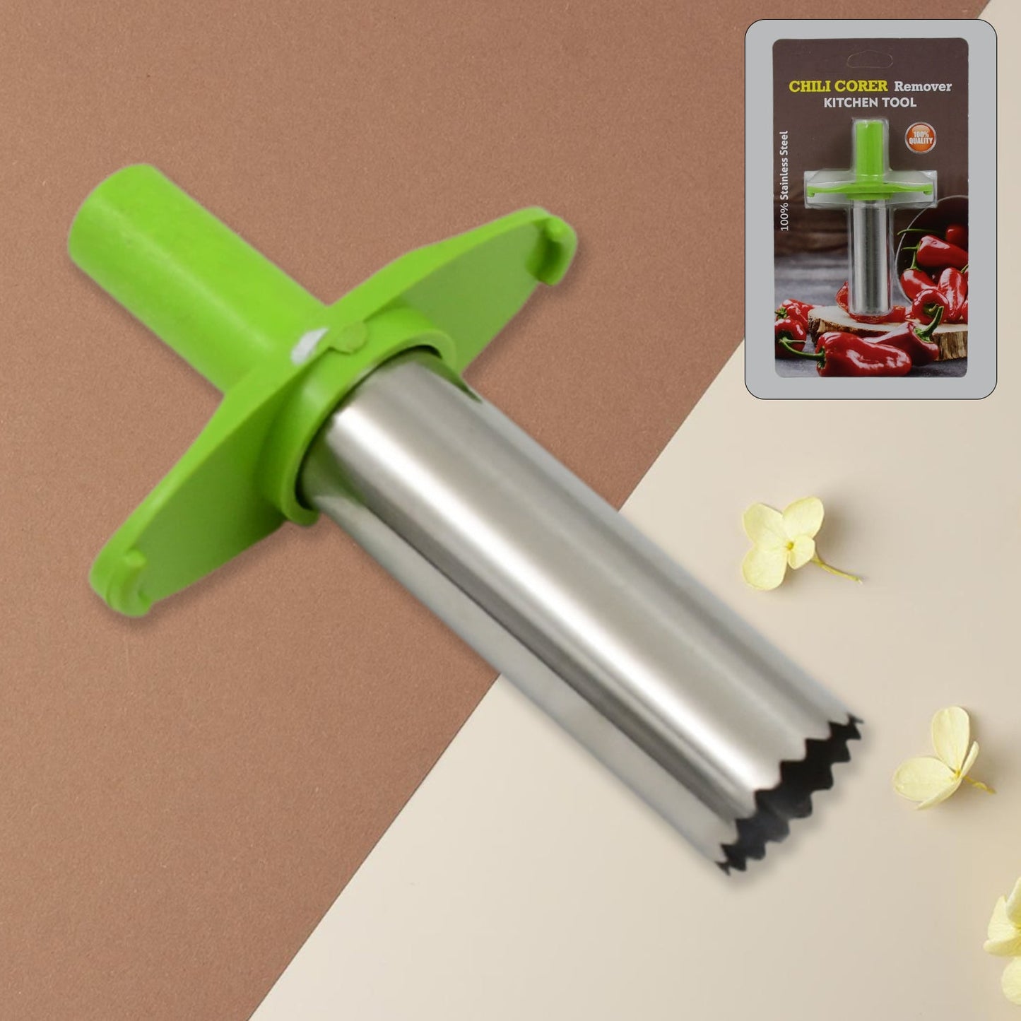 Stainless Steel Chili Corer