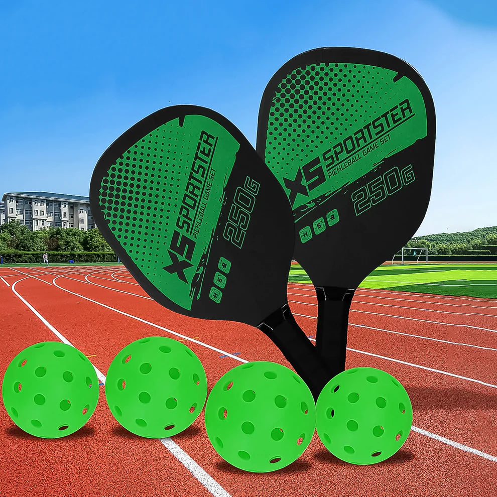 Pickleball paddle & ball set – 6 pcs
