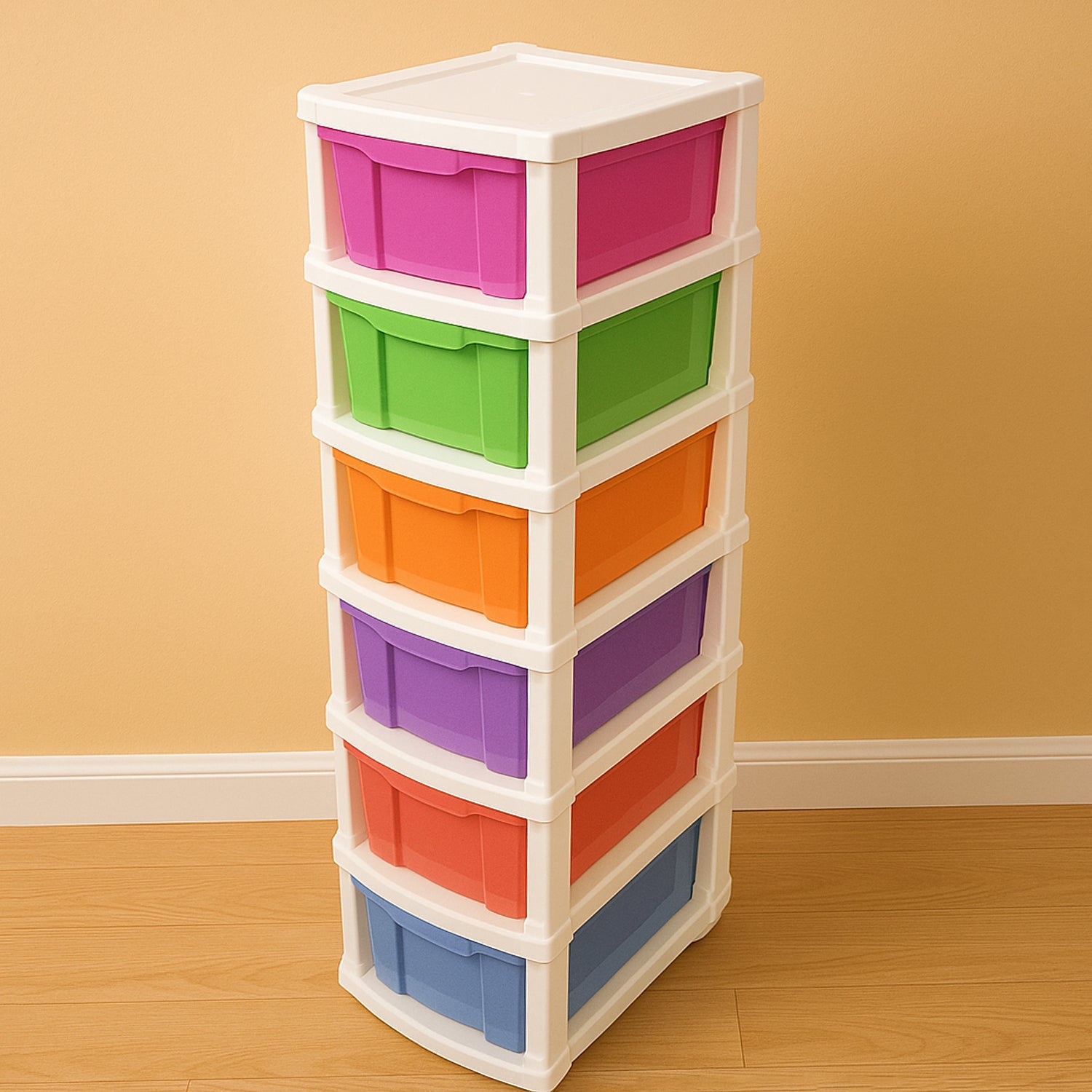 6-Layer Colorful Storage Drawers