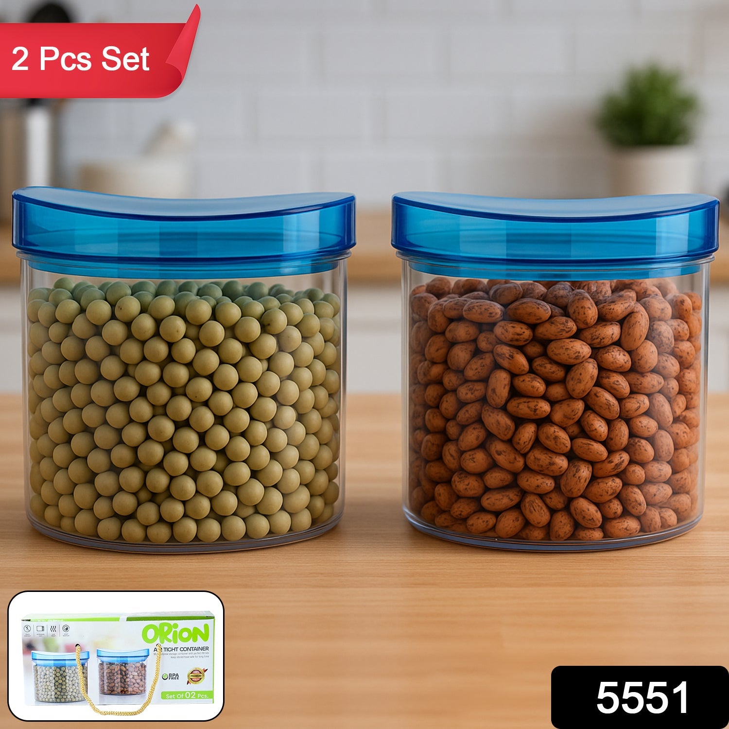 Air Tight Kitchen Jar Set (3pcs)