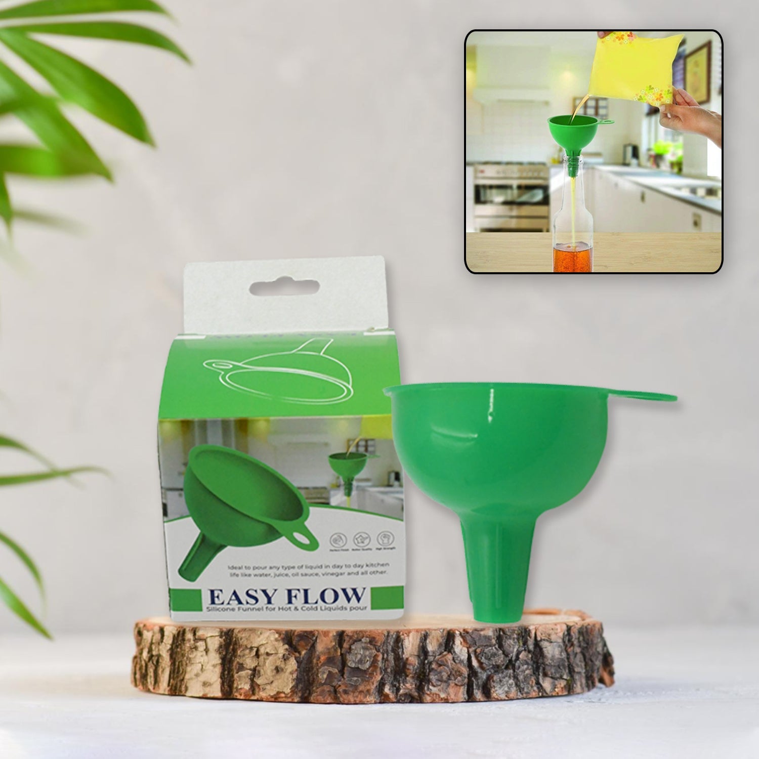 Flexible Silicone Kitchen Funnel