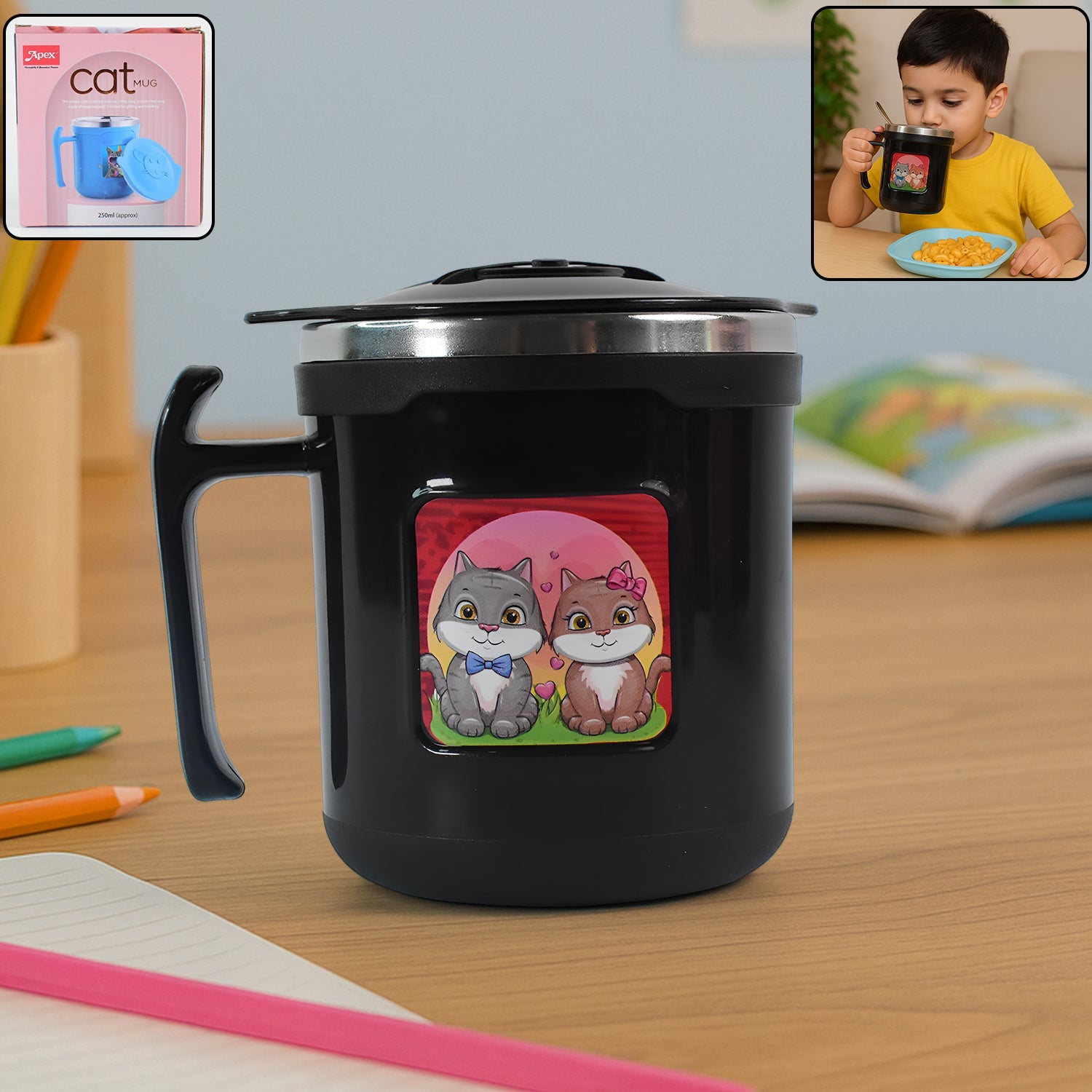 Apex Cat Print Mug  250ml