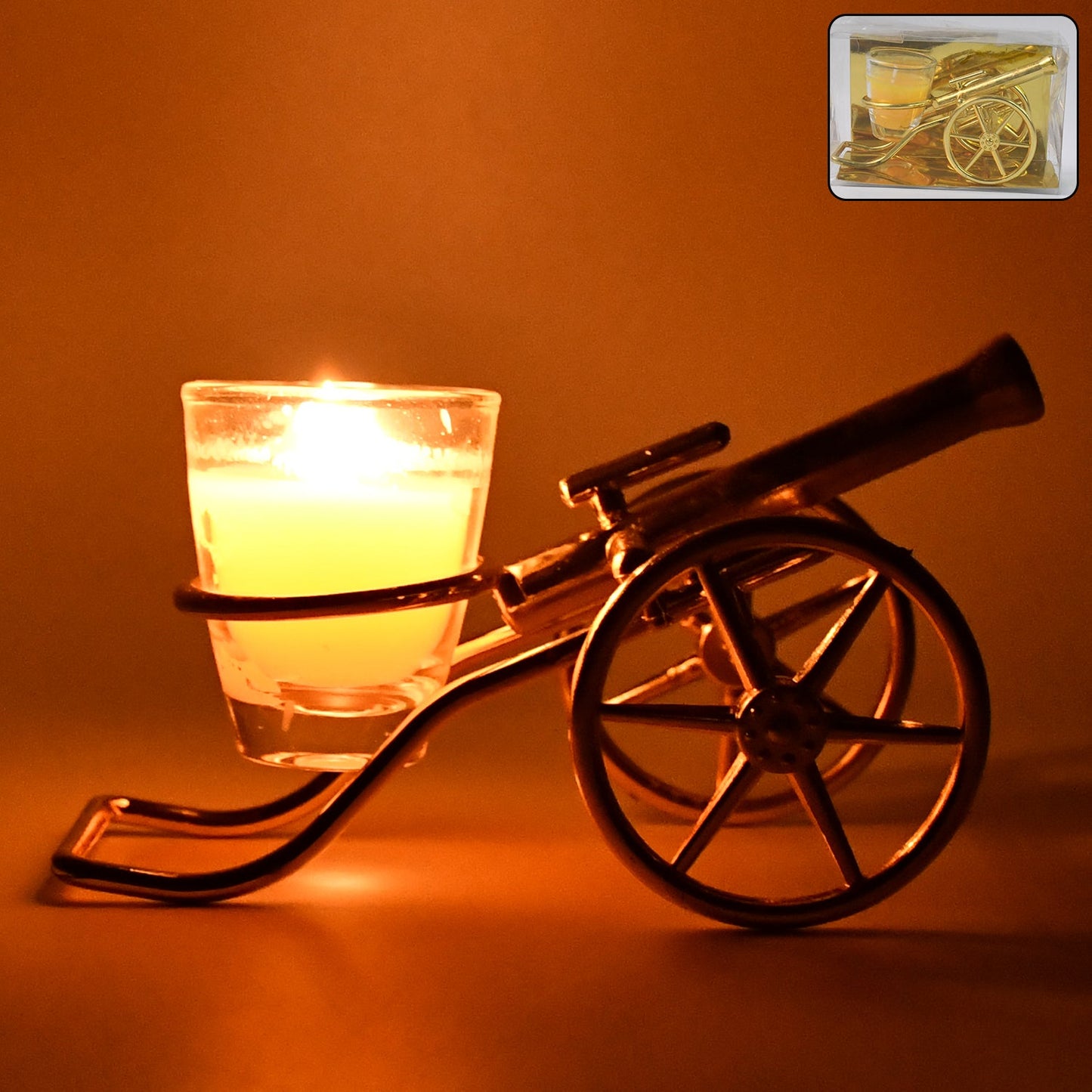 Cannon Tealight Diya Holder