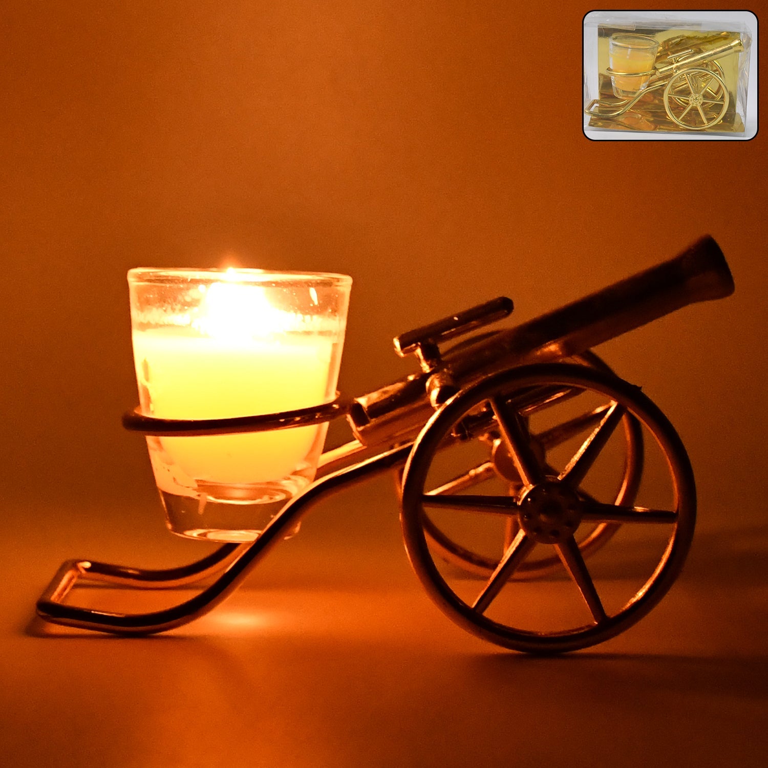 Cannon Tealight Diya Holder