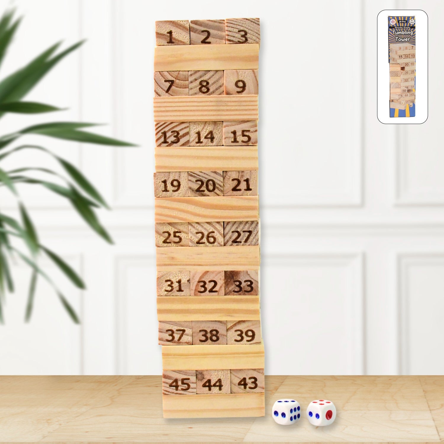 Wooden Tumbling Tower