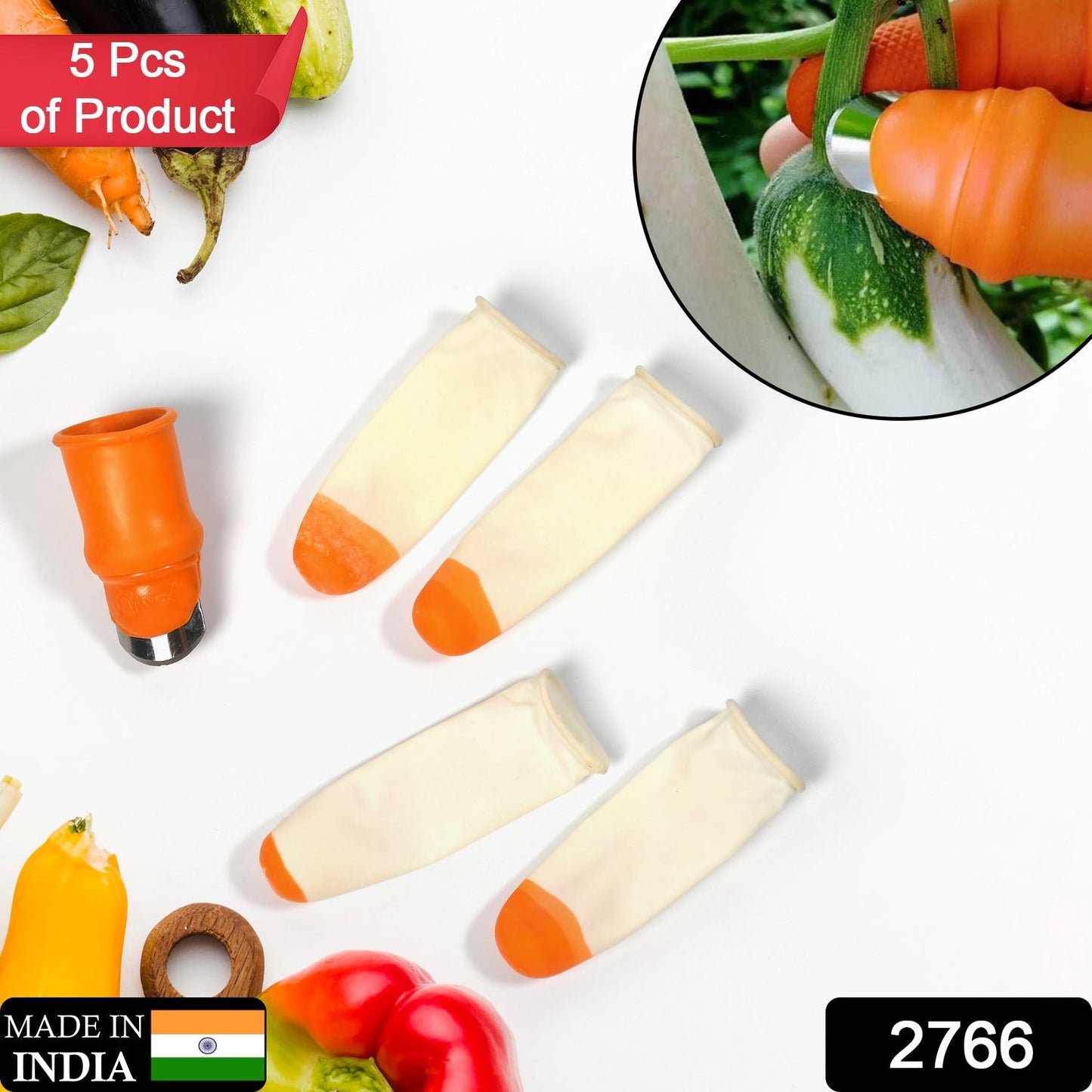5-Piece Vegetable Thumb Cutter