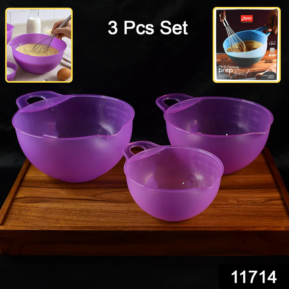 Apex 3-piece prep bowls